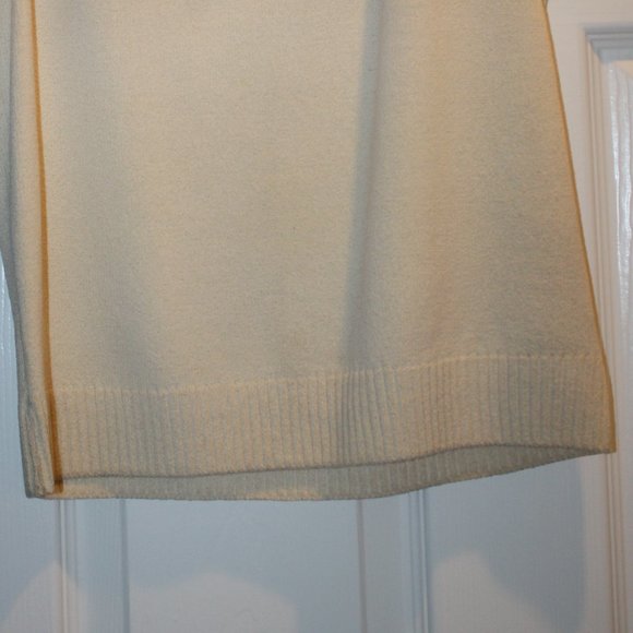 ST JOHN Yellow Label Ivory Knit Tank 🌵Small - Picture 4 of 5